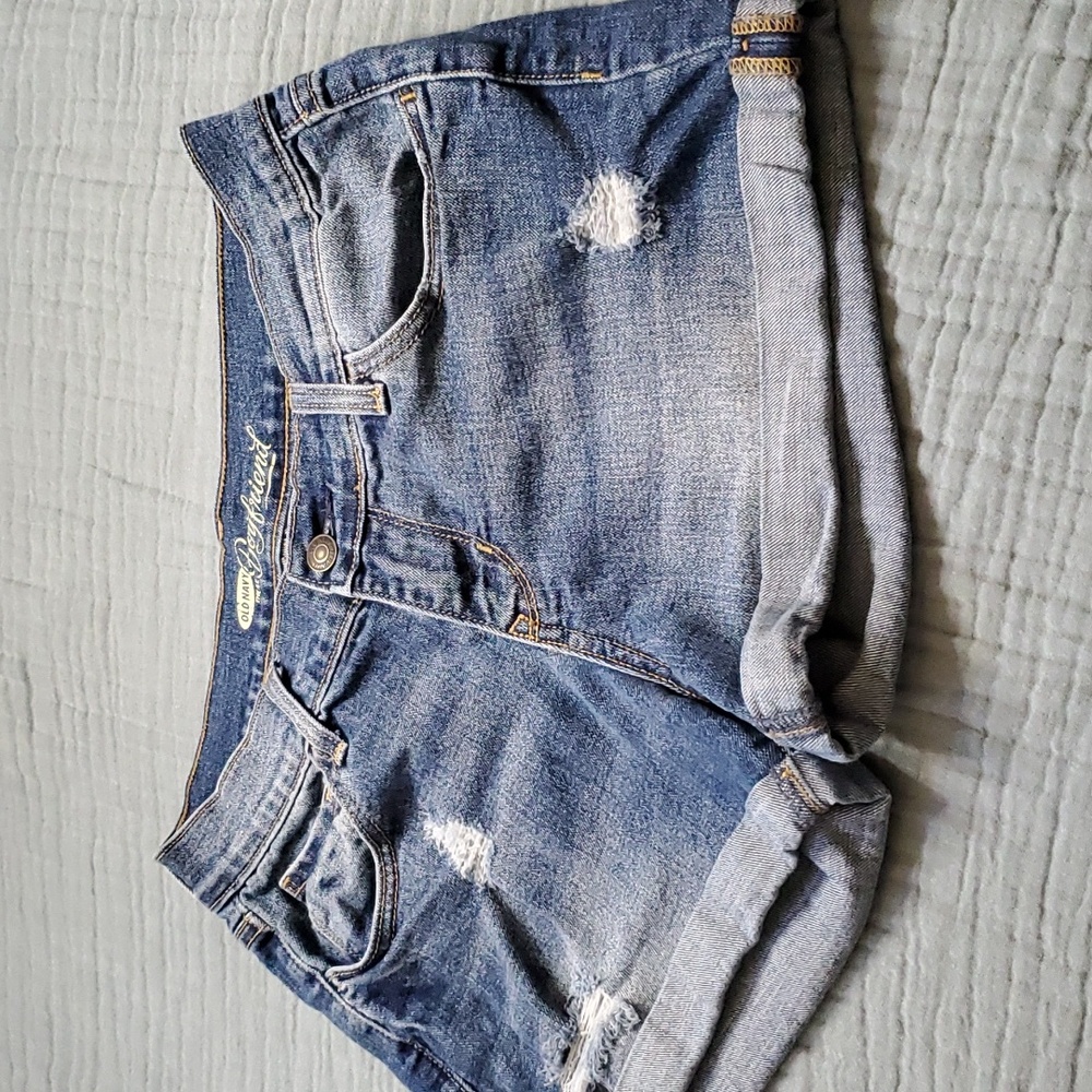 Old Navy boyfriend jean shorts